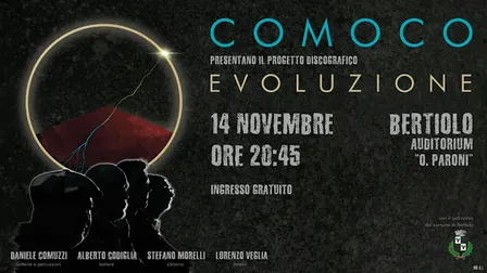 Presentazione live album EVOLUZIONE  lavoro discografico del gruppo COMOCO