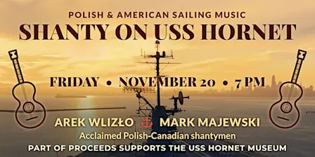 Polish and American Sailing Music by Arek Wlizło Duo on USS Hornet