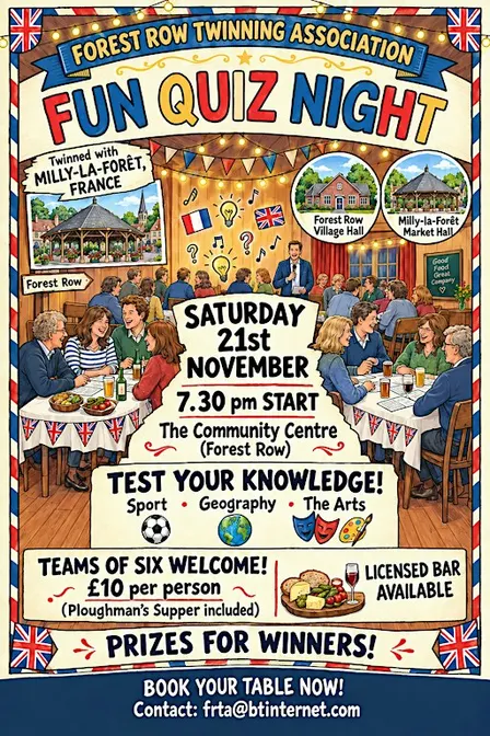 Forest Row Twinning Association Fun Quiz