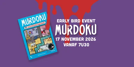 Early bird event Murdoku bij Standaard Boekhandel Gent