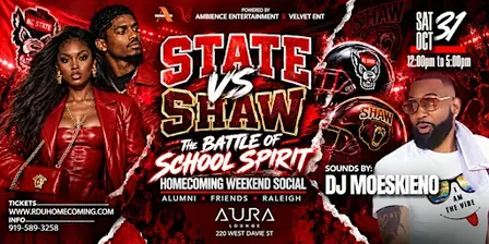 The Homecoming Social: NC State & Shaw Homecoming Weekend