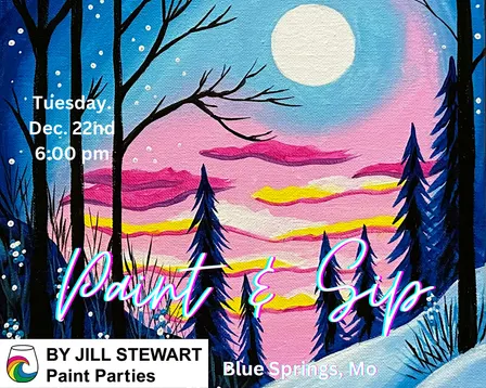 Winter Moon Paint Party
