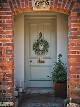 Festive Faux Wreath Styling at OKA Broadway