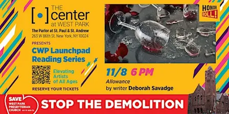 CWP Launchpad Series: "Allowance" by Deborah Savadge