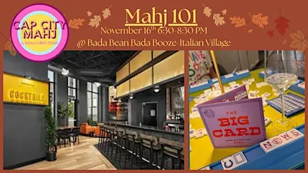 American Mahjong 101@ Bada Bean - Italian Village Location