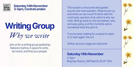 Writing Group: Why We Write