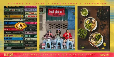 I Got Phở on It: 90s & 2000s Hip-Hop, R&B + a Pho Pop Up