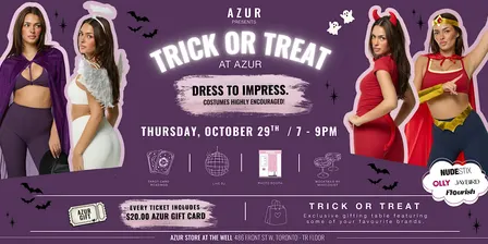 Trick or Treat at Azur
