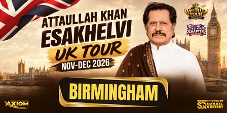 Attaullah Khan Esakhelvi (Birmingham) Concert and Interaction with fans
