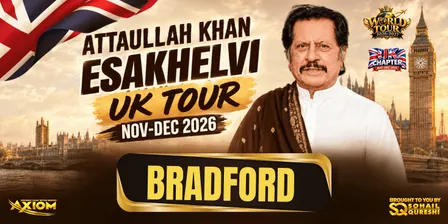 Attaullah Khan Esakhelvi (Bradford) Concert and Interaction with fans