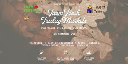 Haus of Codec Third Friday Market at Farm Fresh Rhode Island