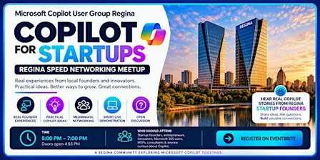 Copilot for Startups: Regina Speed Networking Meetup