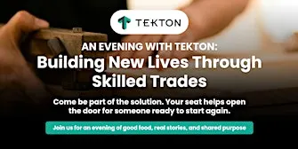 An Evening with Tekton: Building New Lives Through Skilled Trades