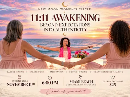 New Moon Women’s Circle:  11:11 Awakening