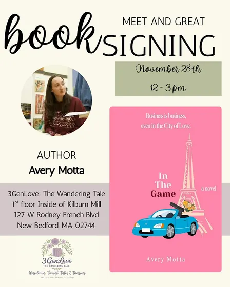 Author Book Signing Event with - Avery Motta