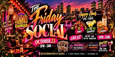 The Friday Social at Juan's Rooftop & Cantina | October 23