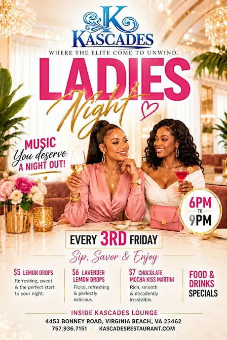 KASCADES LOUNGE - 3rd Friday Ladies Night