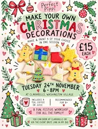 Christmas Event  - make your own Ceramic Decorations