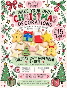 Christmas Event  - make your own Ceramic Decorations