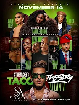 Taco Tuesday in ATLANTA- Stevie Mackey & Friends