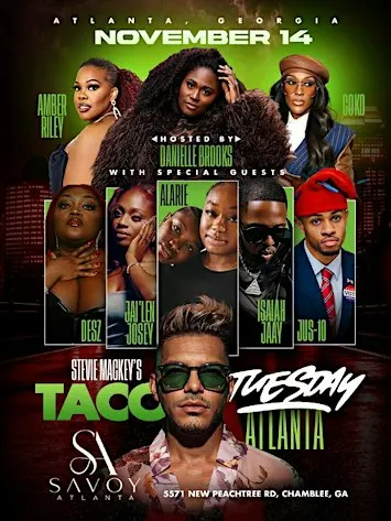 Taco Tuesday in ATLANTA- Stevie Mackey & Friends