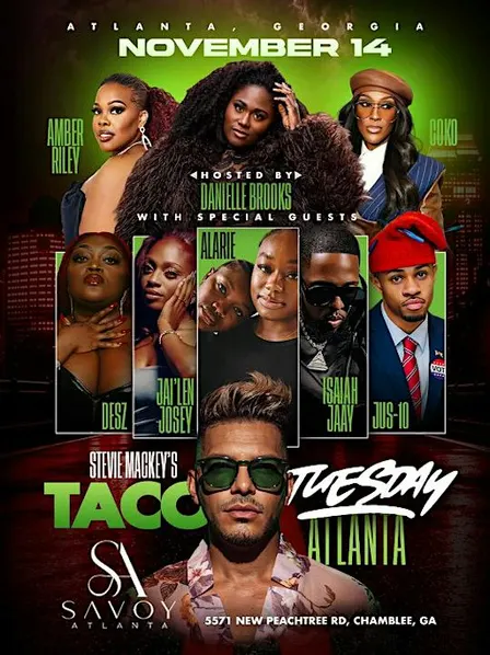 Taco Tuesday in ATLANTA- Stevie Mackey & Friends