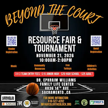 Beyond The Court:  Resource Fair & Tournament