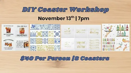 DIY Coaster Workshop