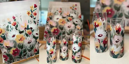 Luminous Autumn Floral Painting Class