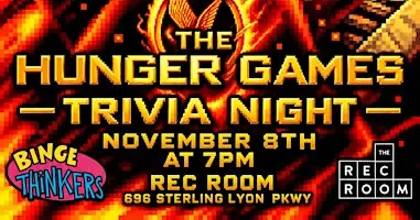 Hunger Games Trivia At Rec Room