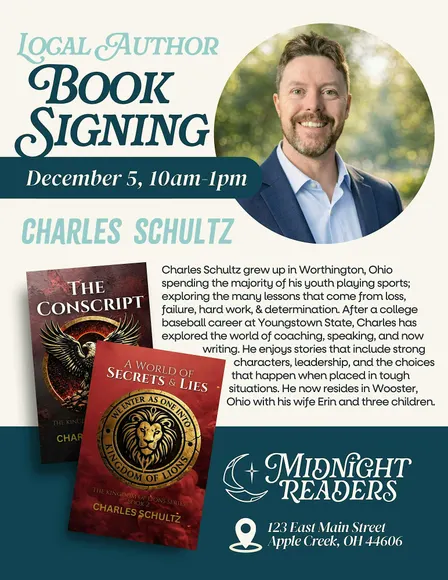 Book Signing with Local Author Charles Schultz