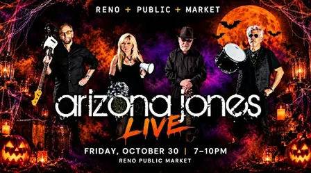 Arizona Jones Halloween Special at Reno Public Market!