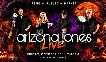 Arizona Jones Halloween Special at Reno Public Market!