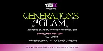 “Generations of Glam” a world aids day fundraiser Vancouver