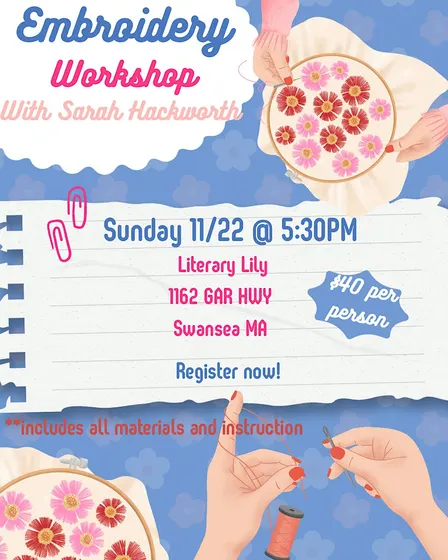 Beginners Embroidery Workshop