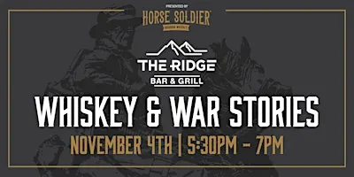 Whiskey & War Stories: An Exclusive Horse Soldier Bourbon Dinner