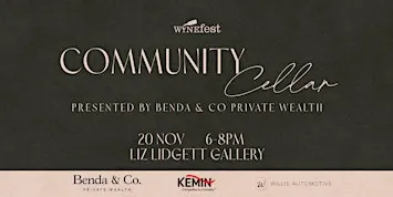 Community Cellar presented by Benda & Co. Private Wealth