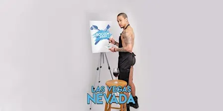 Booze N' Brush Next to Naked Sip n' Paint Las Vegas Exotic Male Model