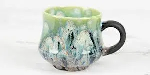 Stoneware Mug Glazing - Paint and Sip with Wine
