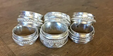 Beginners Silver Spinner Ring