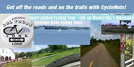 LOL in Westerville/Columbus - Smart-guided Long One-way Loop Bikeway Tour