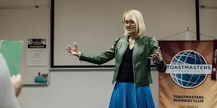 Practise public speaking skills regularly in Ljubljana