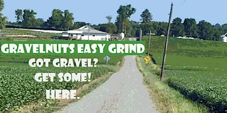 GravelNuts Easy Grind 50 - Smart-guided Ohio Gravel  Road Biking Adventure
