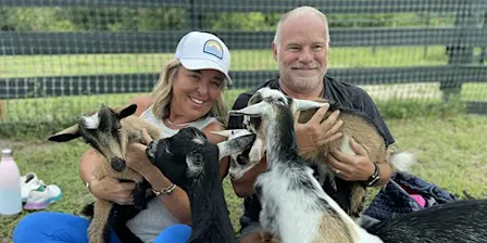 Fun Goat Yoga with Baby Goats, Farm Tour, Unique Attraction in Palm Beach