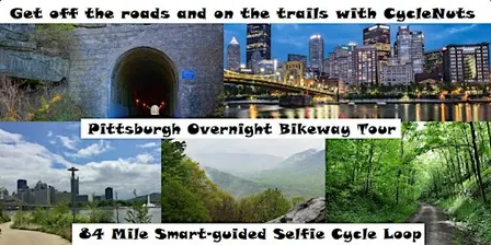 LOL on the Pittsburgh Montour Trail  - a Smart-guided DT or OT Bikeway Tour