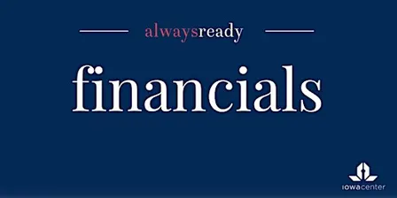 Always Ready: Financials.