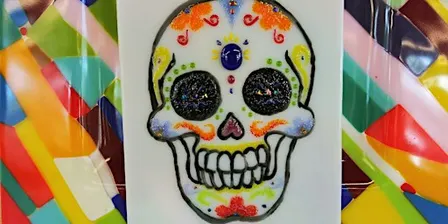 Day of the Dead Skulls | Fused Glass