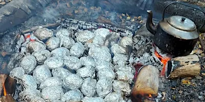 Spooky Campfire Jacket potatoes and games at Ryton Pools Country Park