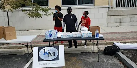 Pizza Party for homeless In Atlantic City