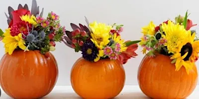 Pumpkin Flower Arrangement Class